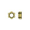 1.2 mm Gold Rimless Star Nuts