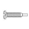 1.3x9x2.5 Stay-Tight Self-Tapping Silver Hinge Screw (pack of 50)