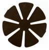 2-Step Fining Pads for Polycarbonate - Second Fine - 80 mm P1000 Second Fine - 7-Petal