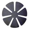 1-Step Fining Pads for Plastic - 3" P800 Compensated - 7-Petal