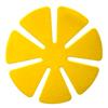 PREMIUM  83 mm Yellow Polishing Pads for Plastic, 7-Petal (250 pads)