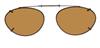 Solar 48mm Almond Brown Polarized with Bronze Frame