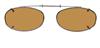 Solar 48mm Modified Rectangle Brown Polarized with Bronze Frame