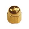1.3 x 2.5 Gold Rimless Dome Nuts (pack of 100)