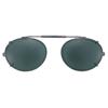 42 mm  Oval Gray Polarized with Gold Frame