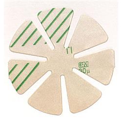 1-Step Fining Pads for Polycarbonate - 80 mm OptiFilm 30 Polycarbonate One Step Fine - 7-Petal