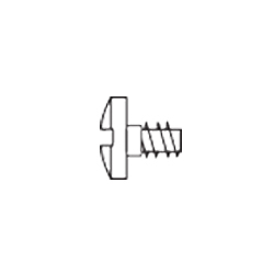 1.6 x 4.4 x 2.8 Stay-Tight Silver Hinge Screw (pack of 100)