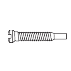 1.3 x 9.0 x 1.8 Stay-Tight Self-Tapping Silver Eyewire Screw (pack of 50)