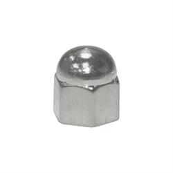 1.4 x 2.2 Silver Rimless Dome Nuts (pack of 50)