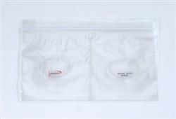 7.5 x 4, 2 Mil Reclosable Optical Bags with Split Compartment (1,000 per box)
