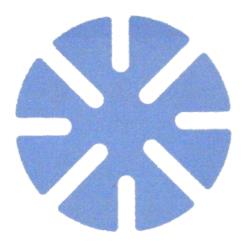 2-Step Fining Pads for Plastic - 3" 9 Micron - 8-Petal - 2nd Fine