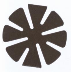2-Step Fining Pads for Polycarbonate - Second Fine - 3" Polycarbonate 2000 Second Fine - 8-Petal