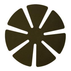 1-Step Fining Pads for Plastic - 3" P1000 Compensated Aluminum Oxide - 7-Petal
