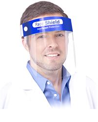 Plastic Face Shield w/ foam headband (1 piece)