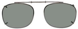 Solar 50mm Rectangle Gray Polarized with Bronze Frame