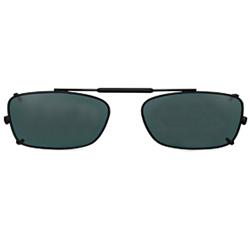 54 mm  MDX Rectangle Gray Polarized with Bronze Frame