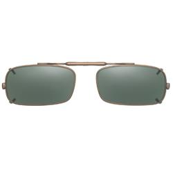 52 mm  True Rectangle Gray Polarized with Bronze Frame