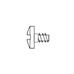 1.6 x 4.4 x 2.8 Stay-Tight Silver Hinge Screw (pack of 100)
