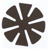 2-Step Fining Pads for Polycarbonate - Second Fine - 3" Polycarbonate 2000 Second Fine - 8-Petal