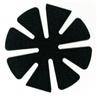 2-Step Fining Pads for Polycarbonate - First Fine - 3" P280 Grit Sic First Fine - 8-Petal