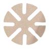 2-Step Fining Pads for Plastic - Second Fine - 3" 3 Mic Lensmate - 8-Petal