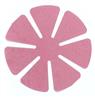 Fining Pads for Plastic - Second Fine - 3" 3 Micron Lensmate - 7-Petal