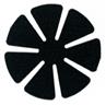 Fining Pads for Polycarbonate (3", 7-Petal P-280, 1st Fine)