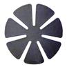 1-Step Fining Pads for Plastic - 3" P800 Compensated - 7-Petal