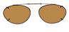 Solar 48mm Almond Brown Polarized with Bronze Frame