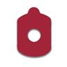 Crimson King Half-Eye, French-Cut, 20 x 25 mm Premium Blocking Pad (roll of 1,000)