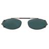 50 mm  Modified Oval Gray Polarized with Gunmetal Frame