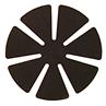 1-Step Fining Pads for Polycarbonate and Trivex - P-600 Black Knight