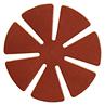 1-Step Fining Pads for CR-39, Mid-Index and High-Index - P-1200 Fire Fine™ Red