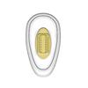 Gold Snap/Tear Drop - Plastic with Metal Insert (25 pair per vial)