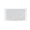 NON-IMPRINTED White Basic Microfiber Cloth-In-Case (100 per box)