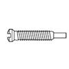 1.4 x 9.0 x 1.8 Stay-Tight Self-Tapping Silver Eyewire Screw (pack of 25) 