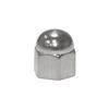 1.4 x 2.2 Silver Rimless Dome Nuts (pack of 50)