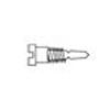1.3 x 3.0 x 2.0 Stay-Tight Self-Aligning Silver Spring Hinge Screw (pack of 100)