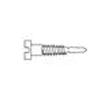 1.4 x 4.8 x 2.0 Stay-Tight Self-Aligning Silver Spring Hinge Screw (pack of 100)