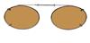 Solar 46mm Low Oval Brown Polarized with Bronze Frame
