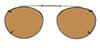 Solar 46mm Oval Brown Polarized with Bronze Frame