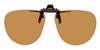 Flip-Up Brown lens Small Aviator 56A 48B with Bronze clip