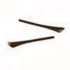 Brown Standard Plastic Temple Tip (pack of 8 pairs)