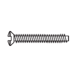 1.2 x 9.4 x 1.9 Silver Rimless Lens Screw (pack of 50)