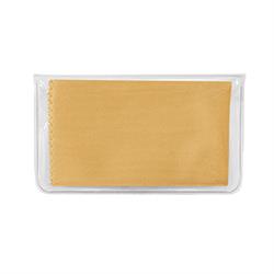 NON-IMPRINTED Gold Basic Microfiber Cloth-In-Case (100 per box)