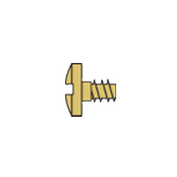 1.4 x 3.5 x 2.5 Stay-Tight Gold Hinge Screw (pack of 100)