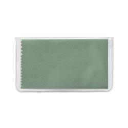 NON-IMPRINTED Green Basic Microfiber Cloth-In-Case (100 per box)