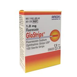 Fluorescein Glostrips® 1.0mg - Small Box (100 per box)