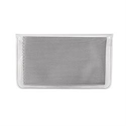 NON-IMPRINTED Gray Basic Microfiber Cloth-In-Case (100 per box)
