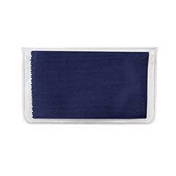 NON-IMPRINTED Navy Basic Microfiber Cloth-In-Case (100 per box)